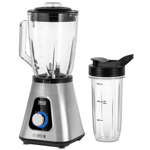 BLENDER KIELICHOWY DO KOKTAJLI Easy Expert GO 1,5L 1300W + BIDON 600 ML