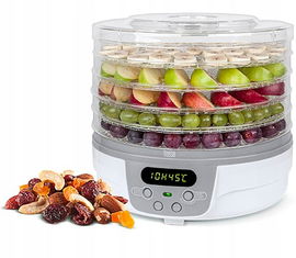 SUSZARKA DO GRZYBÓW OWOCÓW WARZYW ZIÓŁ SPOŻYWCZA WYŚWIETLACZ LCD 32cm