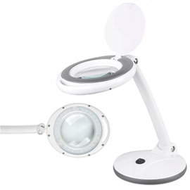 LAMPA KOSMETYCZNA DERMATOLOGICZNA Z LUPĄ 5D 30 SMD