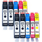 10x TUSZ 655 XL DO HP 3525 4615 4625 5500 5520 5525 6520 6525