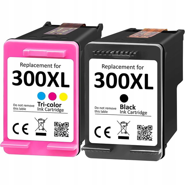 2 x Tusz do HP 300 XL F2480 4640 czarny + kolor