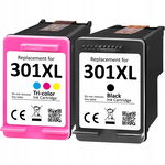 2x Tusz do HP 301 XL 2540 4500 3050 1050 zestaw