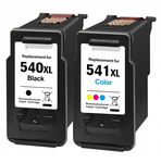 2x Tusz do CANON PG-540 + CL-541 XL czarny + kolor