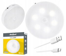 BEZPRZEWODOWA LAMPKA NOCNA LED Z CZUJNIKIEM RUCHU