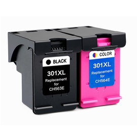 2x Tusze do drukarki HP 301XL DeskJet 1050a 2050a