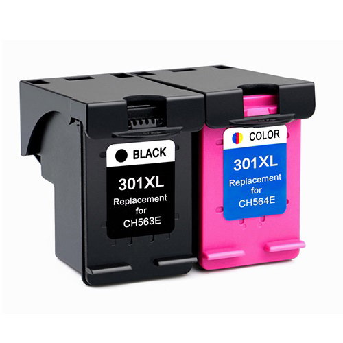 2x Tusze do drukarki HP 301XL DeskJet 1050a 2050a