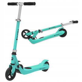 HULAJNOGA ELEKTRYCZNA dla dzieci SKŁADANA 12KM/H 50KG 6KM BLUE