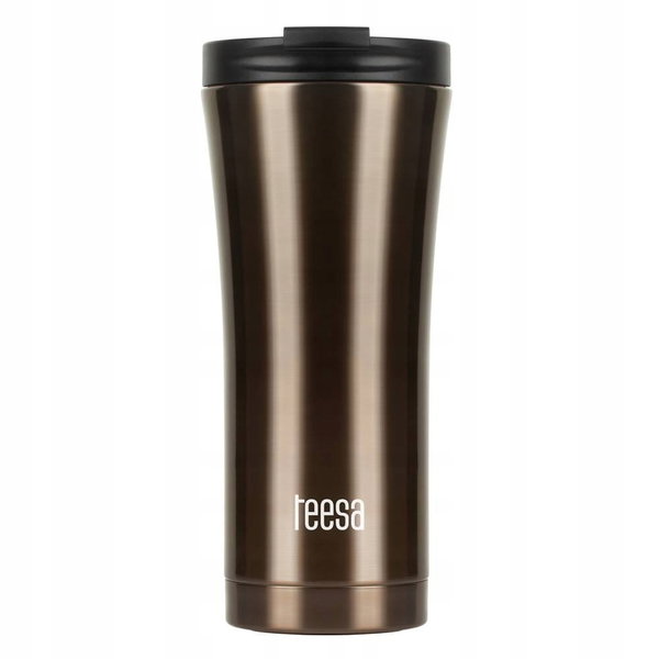 KUBEK TERMICZNY TEESA BRĄZOWY 500ml