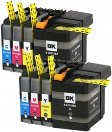 8x TUSZ DO BROTHER DCP-J105 J100 MFC-J200 LC529