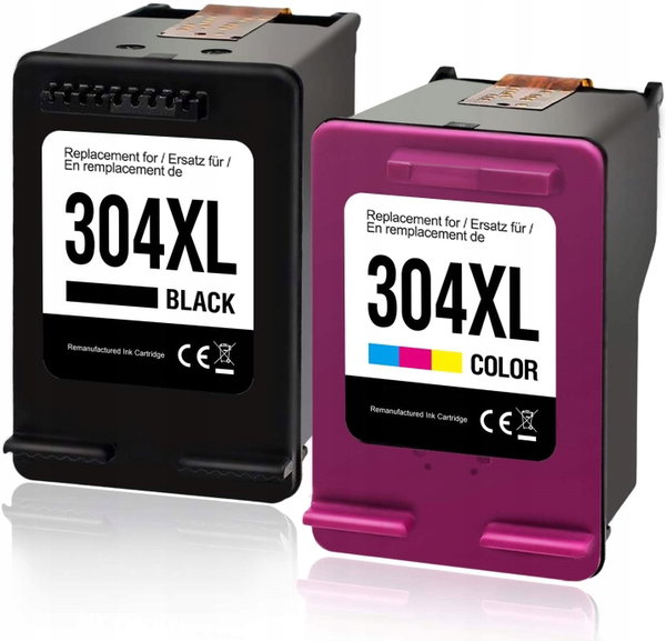 2x Tusz do HP 304 XL DJ 2620 2630 3720 3730 3732