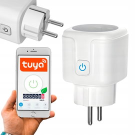 INTELIGENTNE GNIAZDKO WiFi SMART TUYA WATOMIERZ PROGRAMATOR TIMER