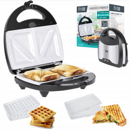 OPIEKACZ DO KANAPEK 3w1 GRILL TOSTY GOFRY TURBO 800W