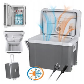 LODÓWKA SAMOCHODOWA TURYSTYCZNA Z FUNKCJĄ GRZANIA 12V 230V XXL 35L