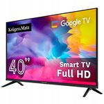 Telewizor 40" FHD Google TV WiFi DVB-T2 H.265 HEVC Kruger&Matz