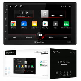 RADIO SAMOCHODOWE 2 DIN 7'' ANDROID AUTO 12 CAR PLAY 2/32GB GPS BT WI-FI