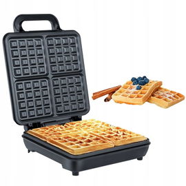 DUŻA MOCNA GOFROWNICA 4 CHRUPIĄCE GOFRY XL