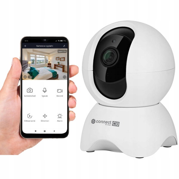 NIANIA ELEKTRONICZNA KAMERA WiFi OBROTOWA