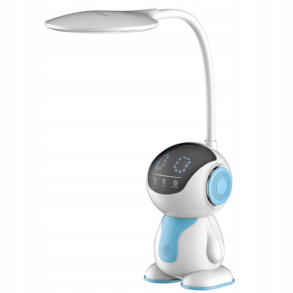 LAMPKA DLA DZIECI LED ROBOT REGULACJA BARW