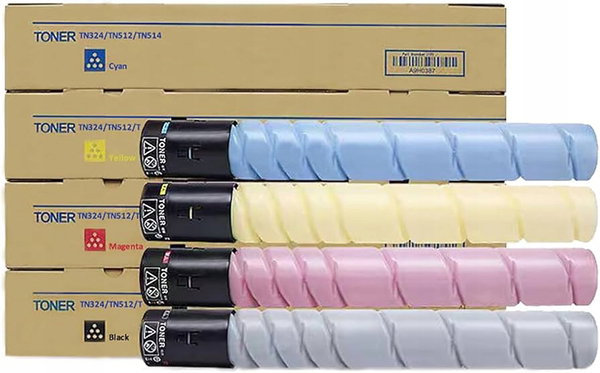 4x Toner do Konica Minolta Bizhub C258 C308 C368 TN324K TN-324K CMYK