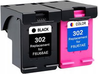 Tusze do HP 302 DESKJET 1110 2130 3630 Envy 4520 OfficeJet 4650 3830 5200