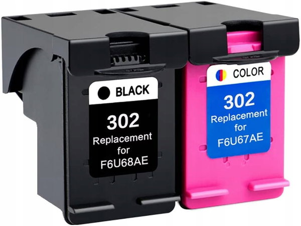 Tusze do HP 302 DESKJET 1110 2130 3630 Envy 4520 OfficeJet 4650 3830 5200