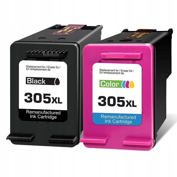 ZESTAW TUSZY do HP 305 XL 3YM61AE + 3YM60AE