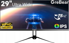 Monitor LED GreBear 29C75HZ 29 " 2560 x 1080 px IPS / PLS