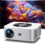 Projektor HORLAT korekta trapezowa 28000 lumenów 4K Biały