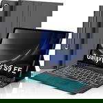 Etui z klawiaturą i gładzikiem do Samsung Tab S9 FE/S9 11", QWERTY, czarne