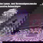 LAMPA LAMPKA KRYSZTAŁOWA LED DIAMOND 26cm