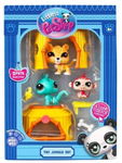 HASBRO LITTLEST PET SHOP Zestaw dżungla + 3 figurki