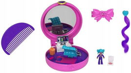 POLLY POCKET PUDEŁECZKO Z AKCESORIAMI NOCOWANIE MINI LALECZKA