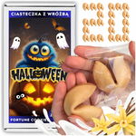 CIASTECZKA Z WRÓŻBĄ Halloween Magia Podziękowania Ciasteczka dla Gości 20