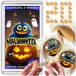 Ciasteczka z Wróżbą Magia na Halloween zabawa Ciastka Przeznaczenia 20 szt