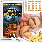 Ciasteczka z Wróżbą Magia Przeznaczenia na Halloween dla Gości 100 sztuk