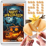 Ciasteczka z Wróżbą Podziękowania na Halloween Magia Przeznaczenia 20 sztuk