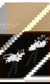 ozdoby do włosów KWIATOWE z kryształkami do koka fryzury ślubnej SREBRNE