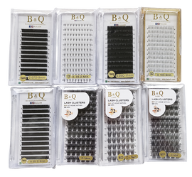 B&Q Lash Rzęsy bondingowe kępki zestaw przedłużanie rzęs