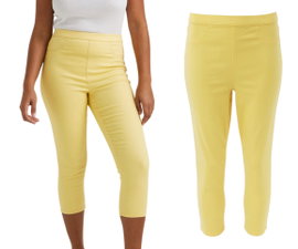P17T Denim spodnie damskie jeggings rybaczki z wysokim stanem 44