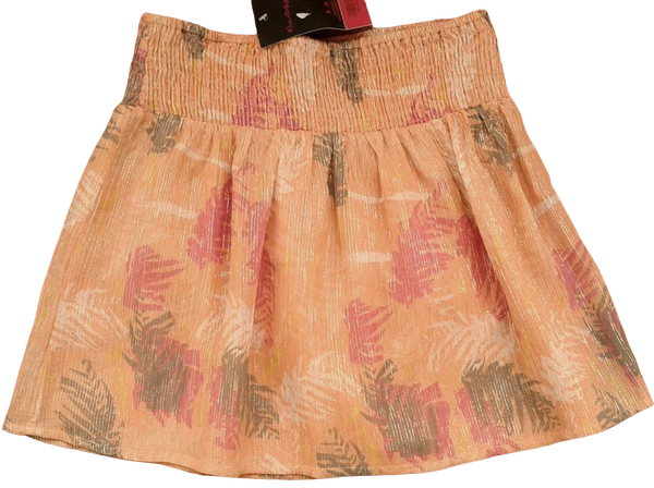 22T Miss Selfridge spódnica trapezowa mini ze złotą nicią 36 S