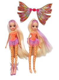 Winx Sirenix Lalka Stella Wróżka Ruchome Skrzydła zestaw