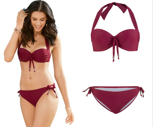 66T Bonprix bikini komplet strój kostium kąpielowy dwuczęściowy 46 90B