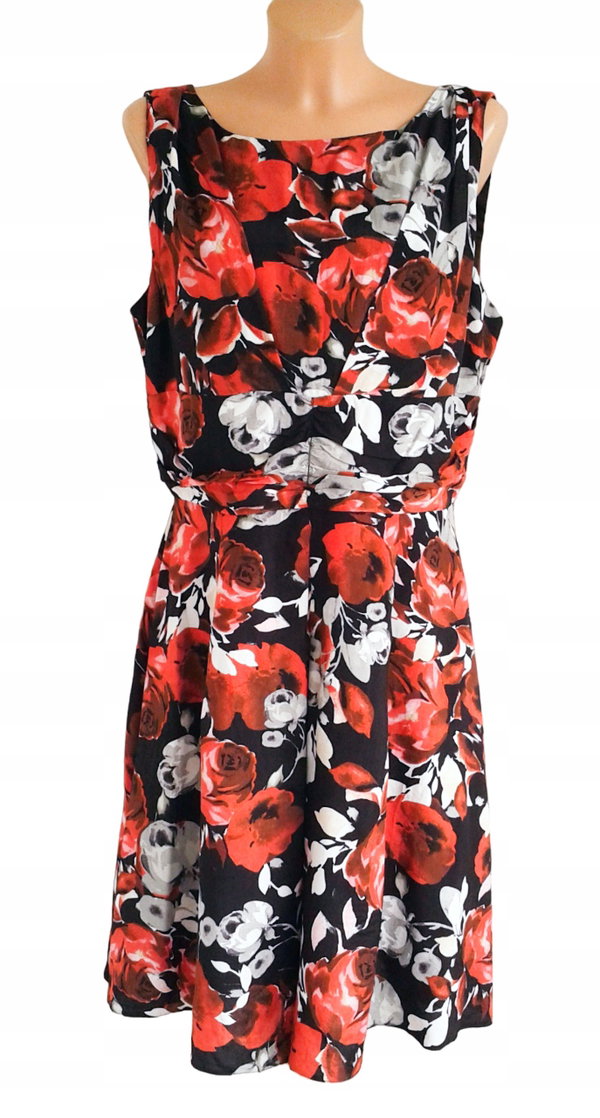 94T Dorothy Perkins sukienka na co dzień klasyczna midi do kolan 44 2XL
