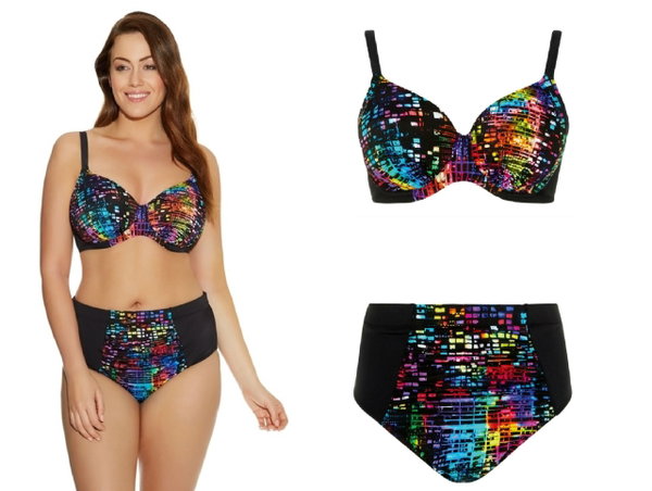 1T Elomi bikini komplet strój kostium kąpielowy dwuczęściowy 34FF 75H / L