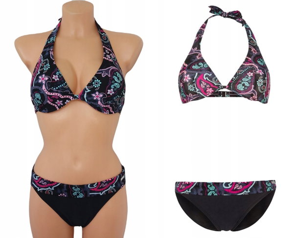 4T Lascana bikini komplet strój kostium kąpielowy dwuczęściowy 42C