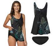 130T Feel Good tankini strój kostium kąpielowy dwuczęściowy sukienka 44C