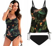 126T Bonprix tankini komplet strój kostium kąpielowy dwuczęściowy 48 95D