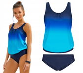 124T Bonprix tankini komplet strój kostium kąpielowy dwuczęściowy 54