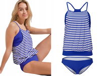 120T Bonprix tankini komplet strój kostium kąpielowy dwuczęściowy 44