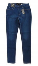 113T Simply Be spodnie rurki jeans wysoki stan 42 XL